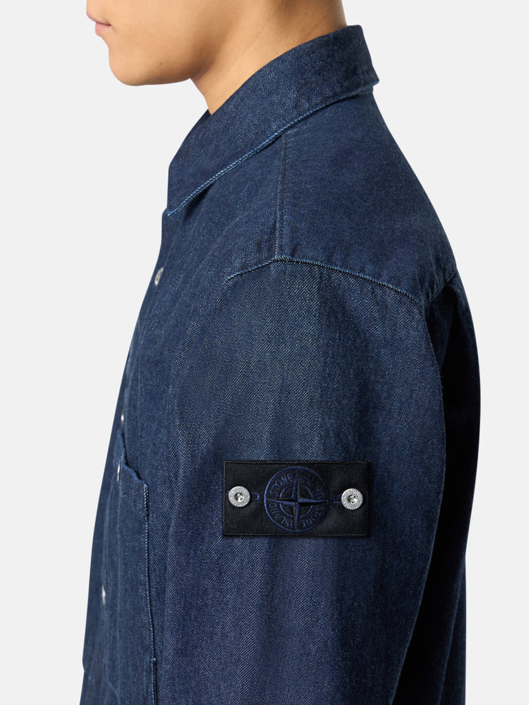 RINSE REGULAR FIT OVERSHIRT - BLUE