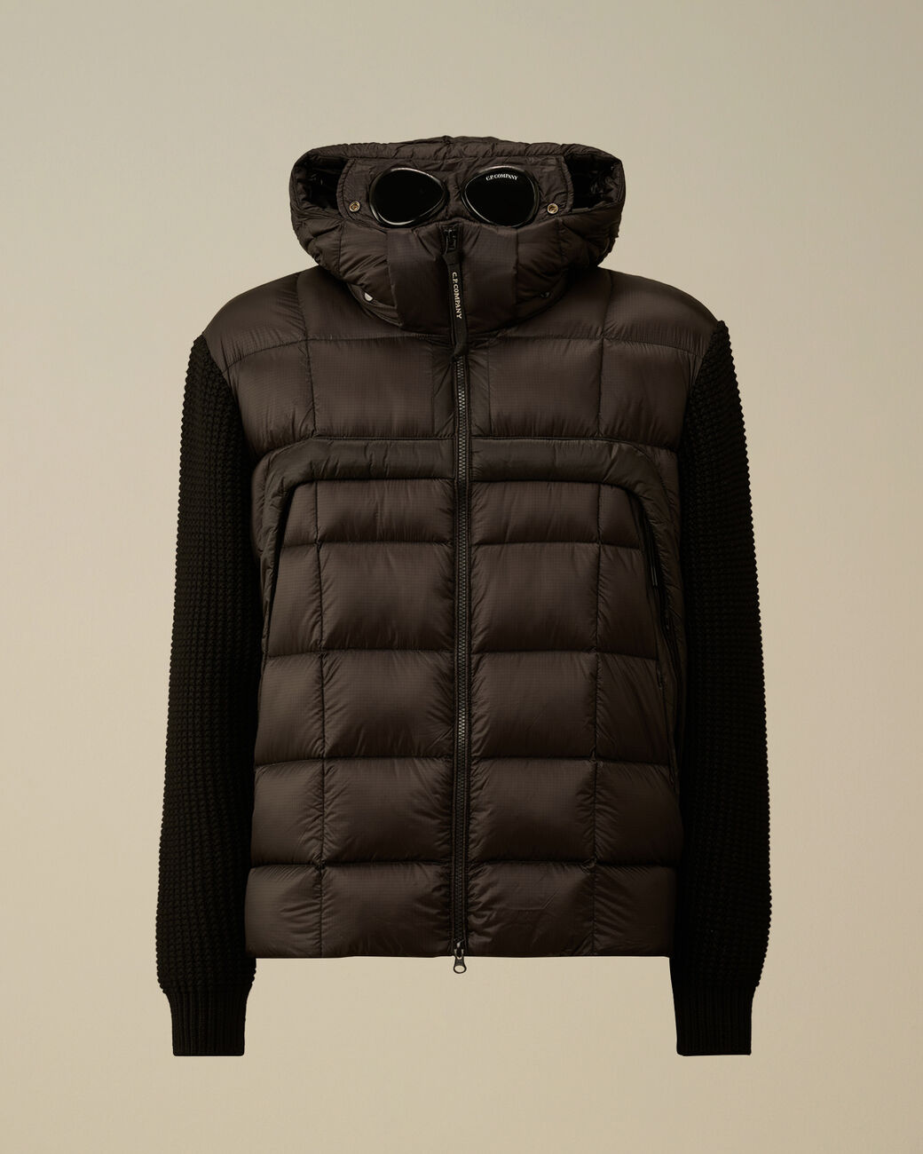 FULL ZIP GOGGLE SWEATER
