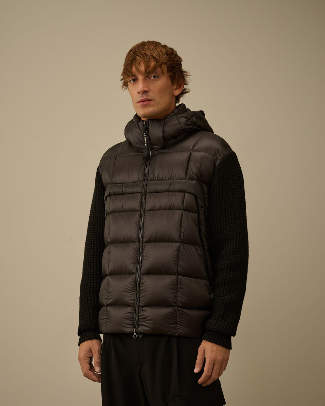 FULL ZIP GOGGLE SWEATER