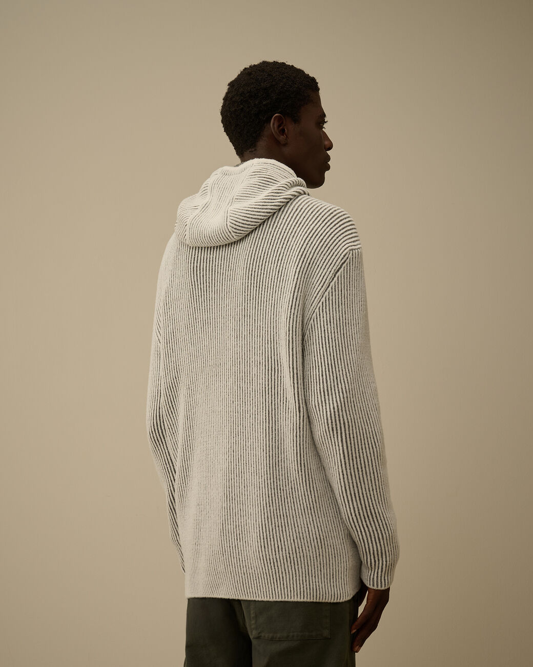 FLEECE KNIT ZIP SWEATER