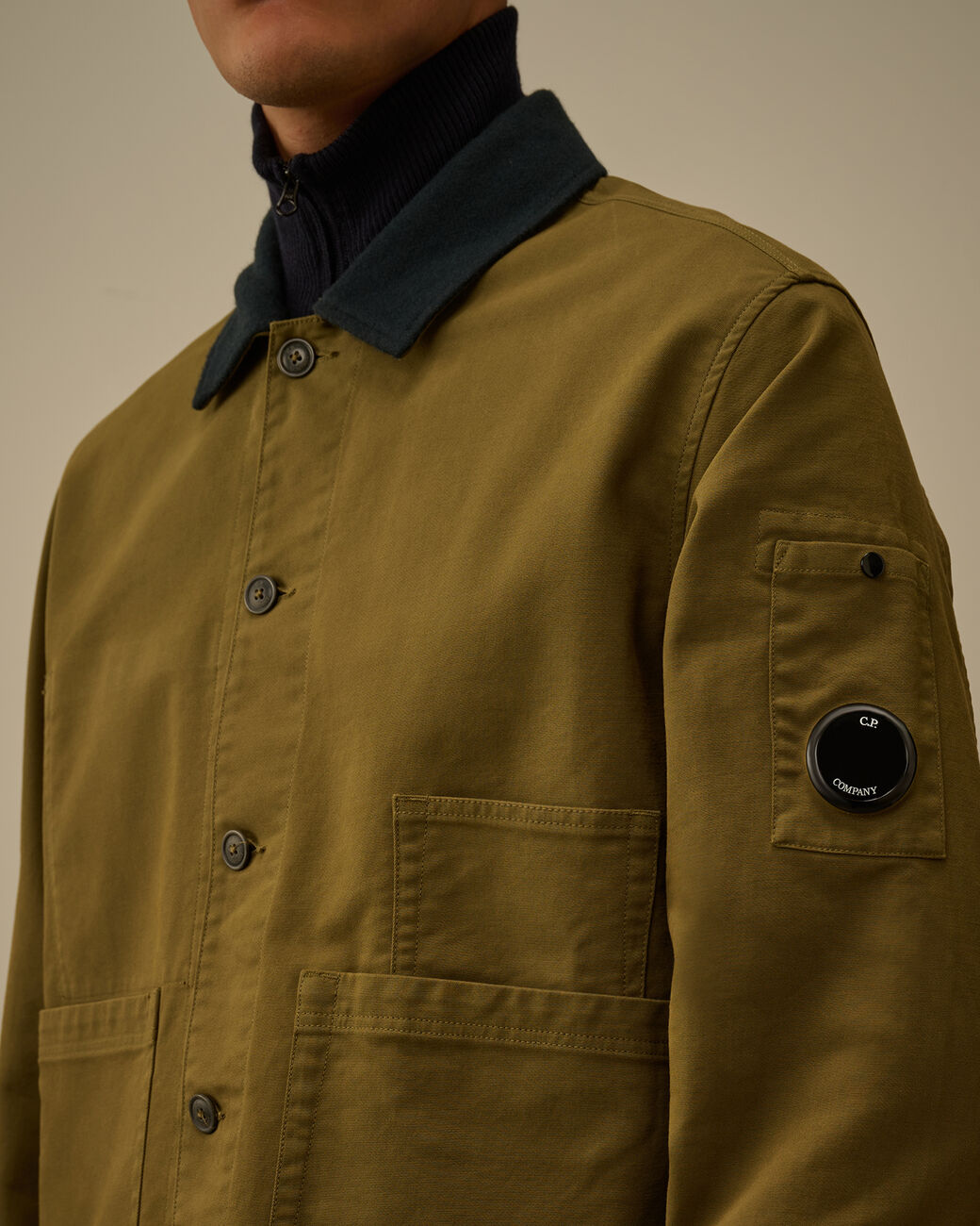 UTILITY BUTTON OVERSHIRT