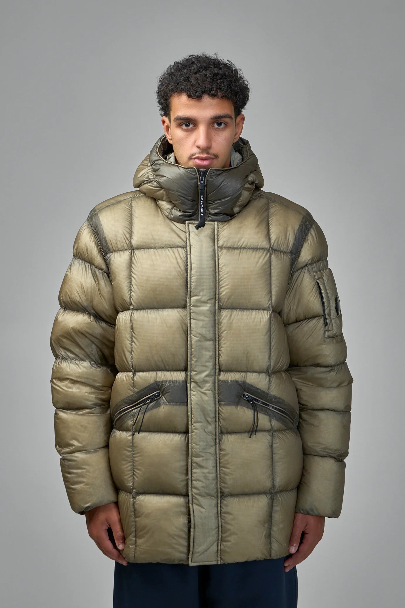 D.D. SHELL PUFFER JACKET - FALLEN ROCK