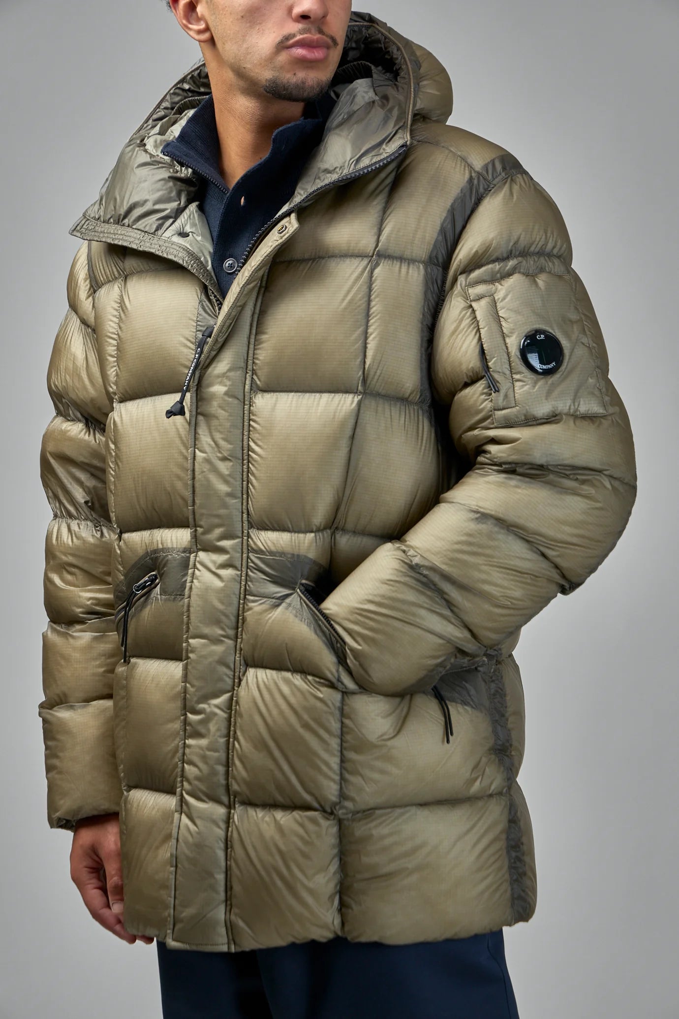 D.D. SHELL PUFFER JACKET - FALLEN ROCK