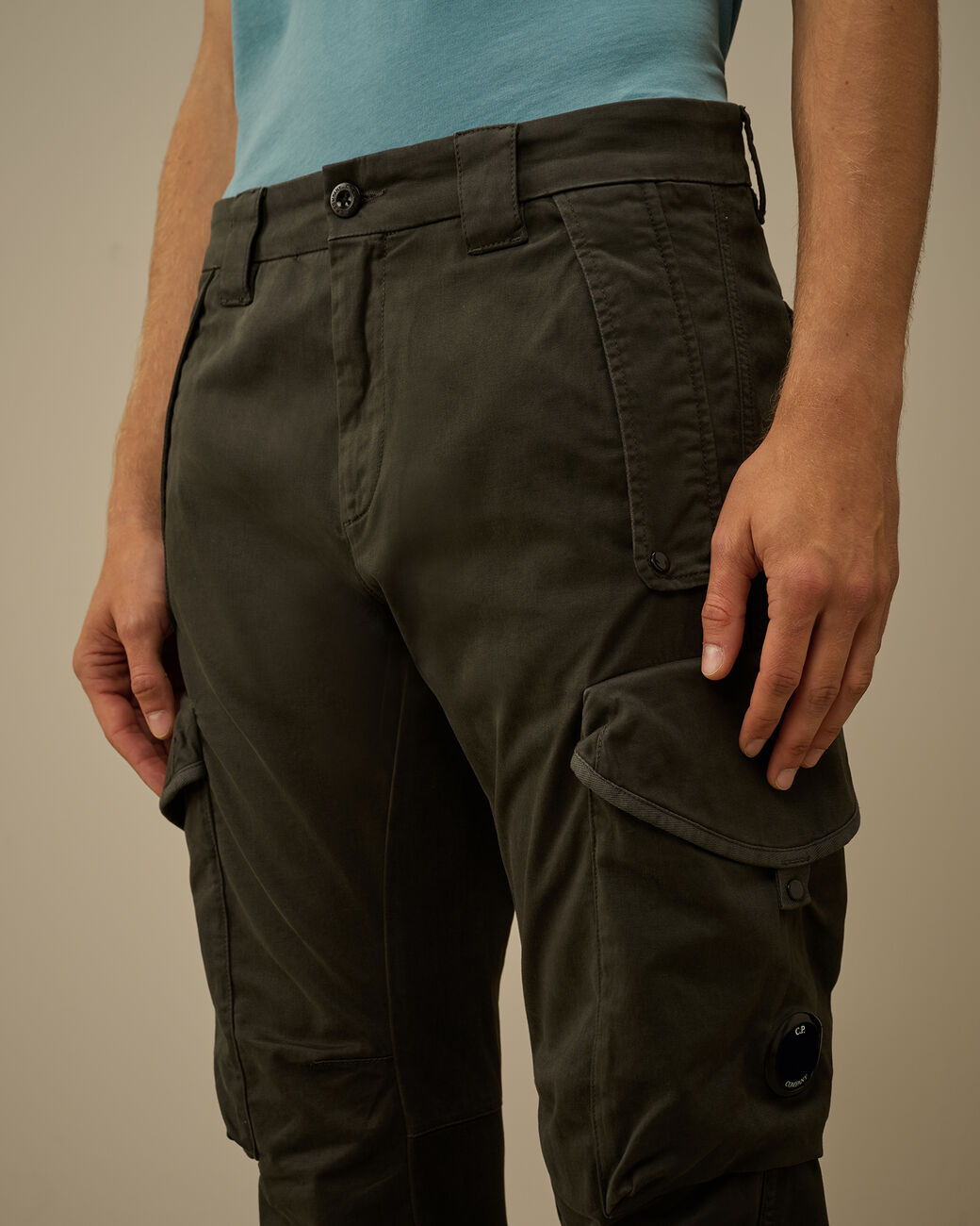 SATEEN CARGO PANTS