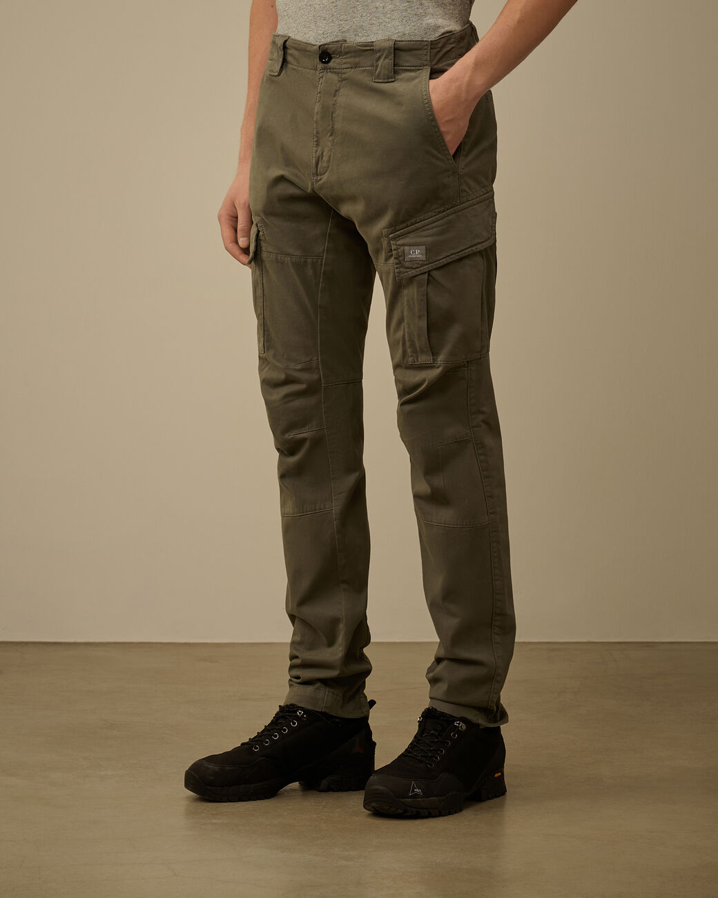 SATEEN CARGO PANTS
