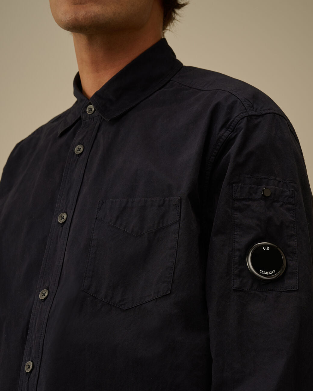 MICROREPS BUTTON SHIRT - NAVY