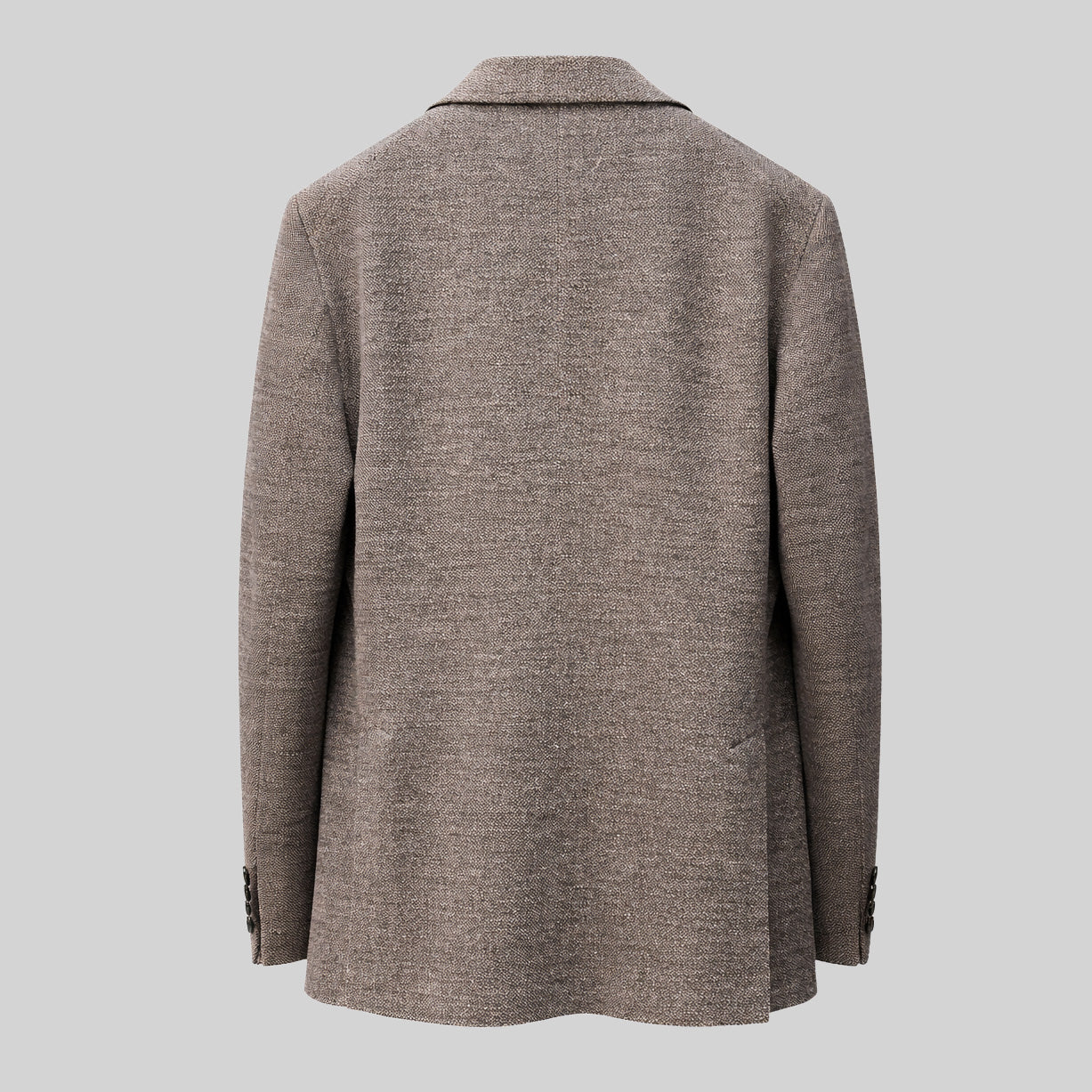 LINEN BLEND BLAZER - MELANGE BEIGE