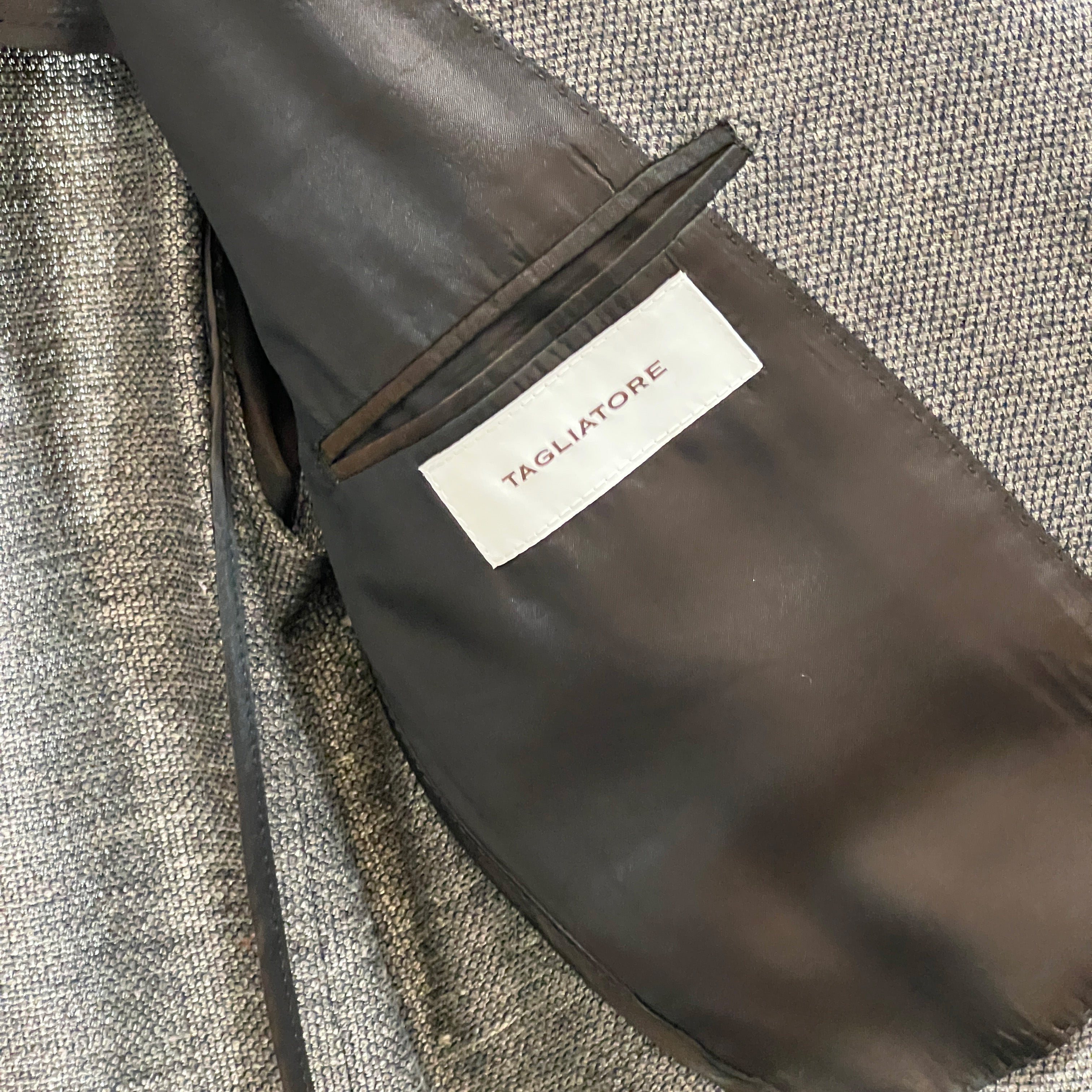 LINEN BLEND BLAZER - MELANGE BEIGE