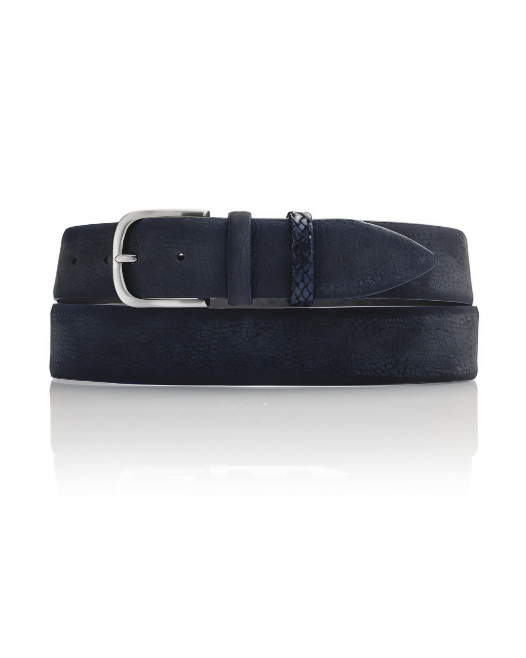 VENETA NUBUCK BELT IN NOTTE