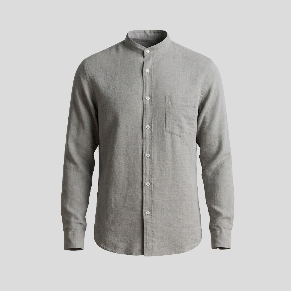 LINEN SHIRT - GREY