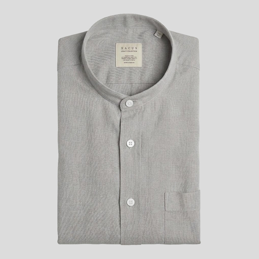LINEN SHIRT - GREY
