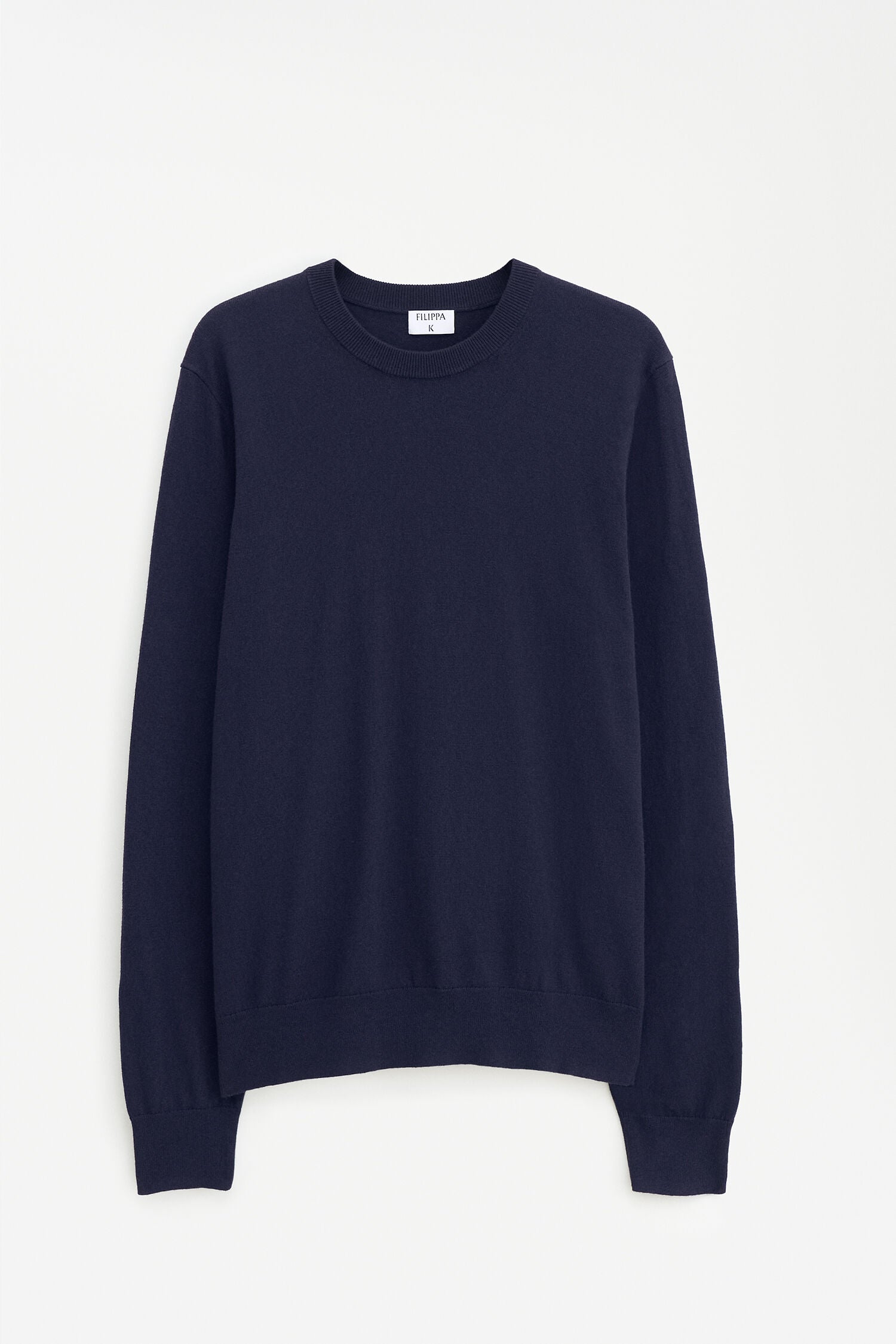 FILIPPA K COTTON MERINO SWEATER NAVY