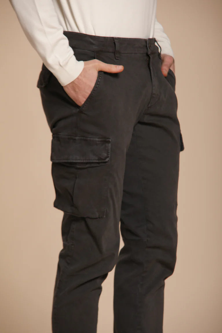 MASON'S CHILE-1 CARGO TROUSERS - MUD GREEN