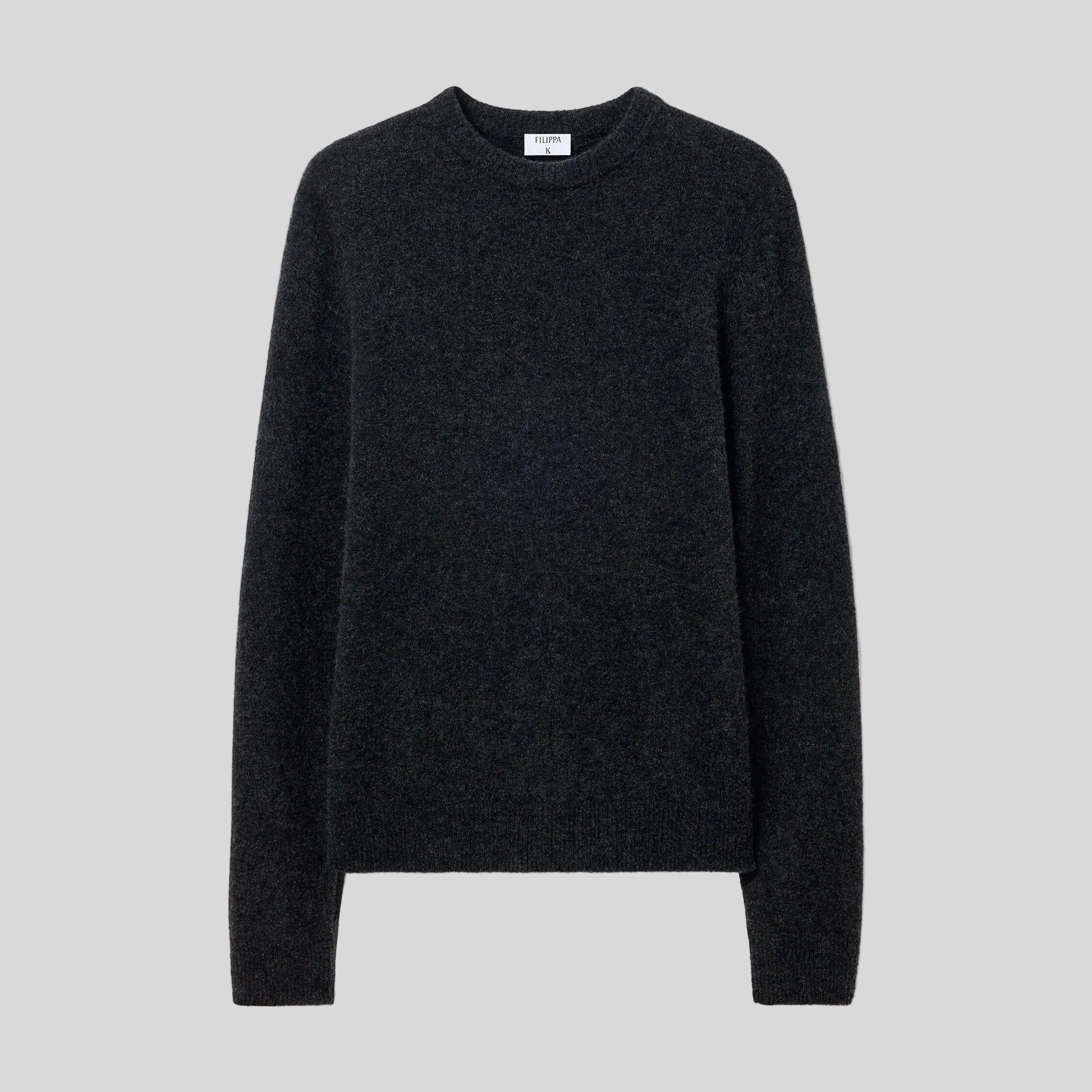 FILIPPA K WOOL YAK SWEATER - CHARCOAL