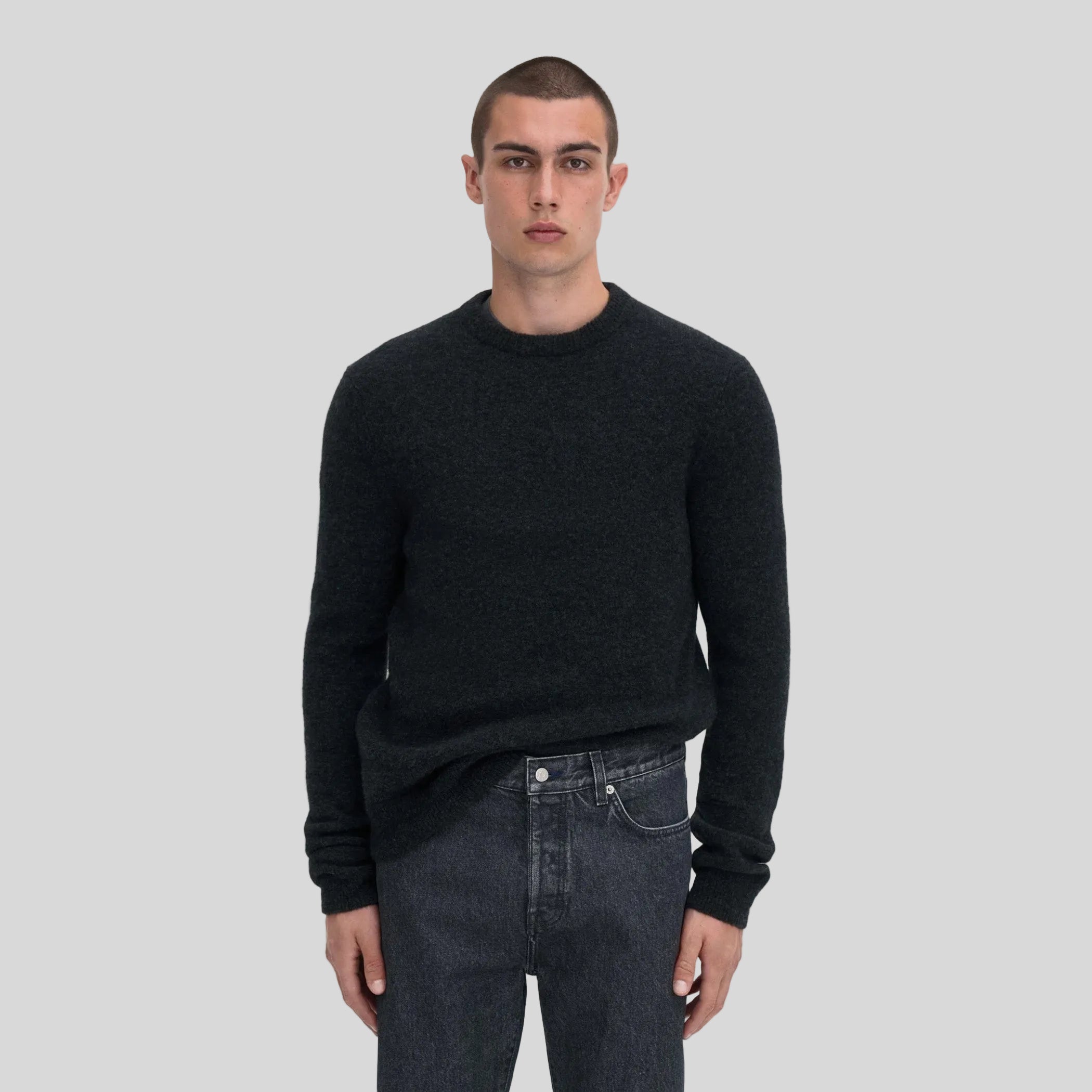 FILIPPA K WOOL YAK SWEATER - CHARCOAL