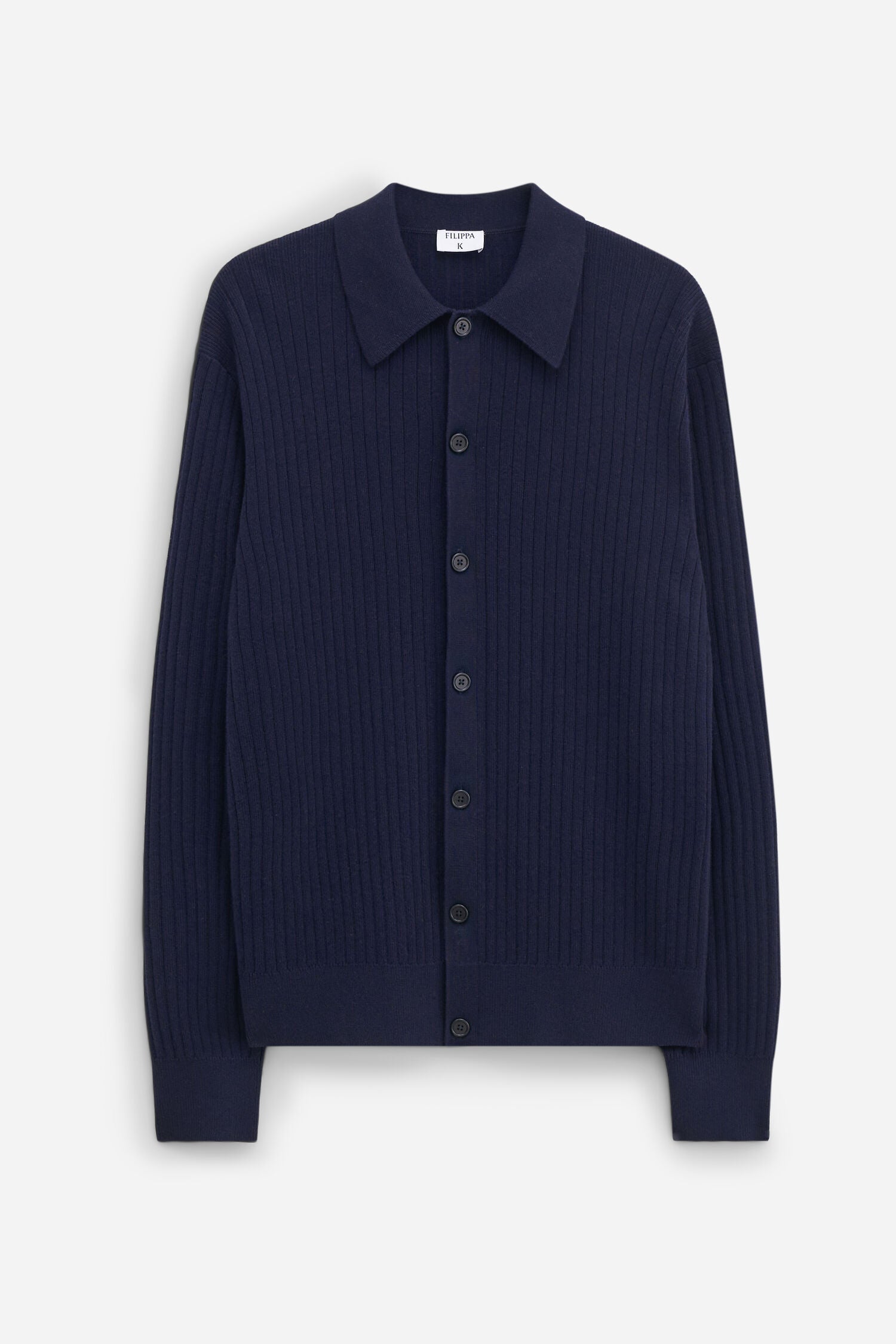 FILIPPA K COTTON MERINO KNIT SHIRT