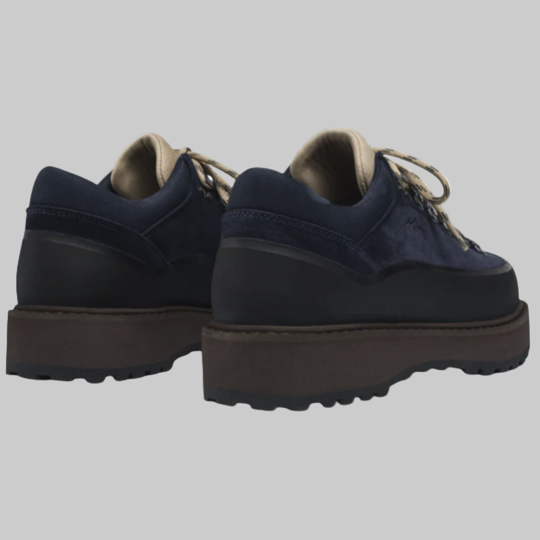 CORNARO GOMMA NAVY SUEDE