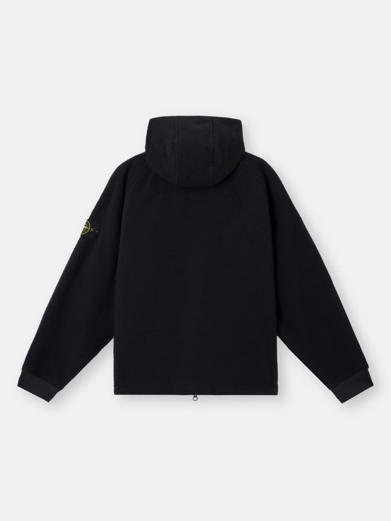 NAVY BLUE HOODED JACKET