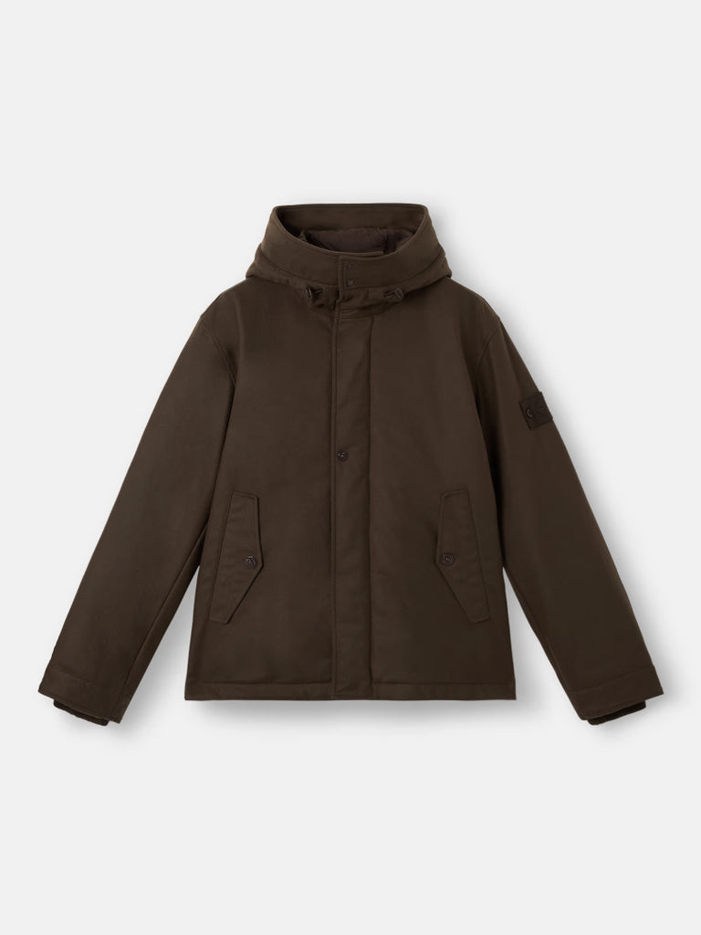 HOODED WOOL PARKA