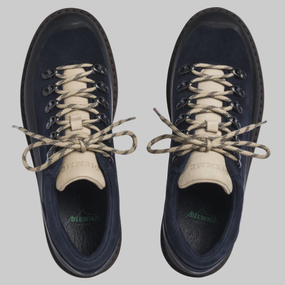 CORNARO GOMMA NAVY SUEDE