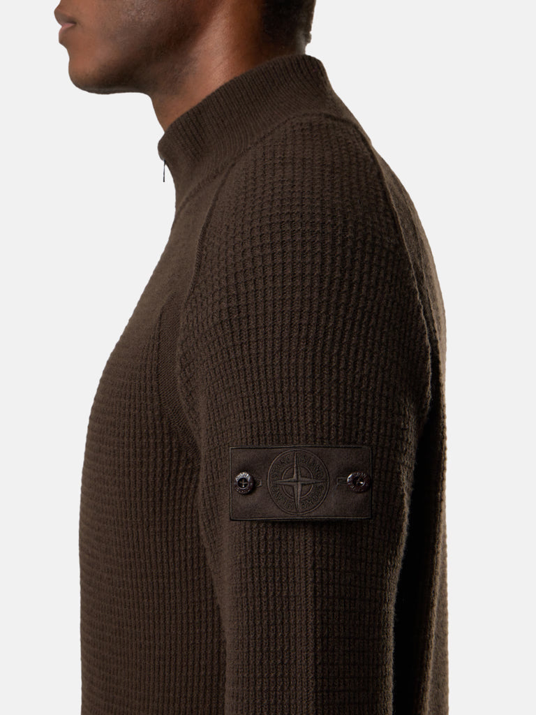 ZIPPER-UP SWEATER RWS GEELONG WOOL