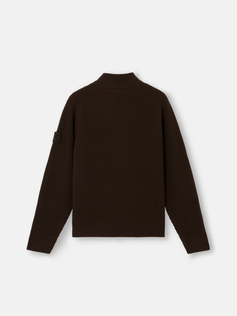 ZIPPER-UP SWEATER RWS GEELONG WOOL