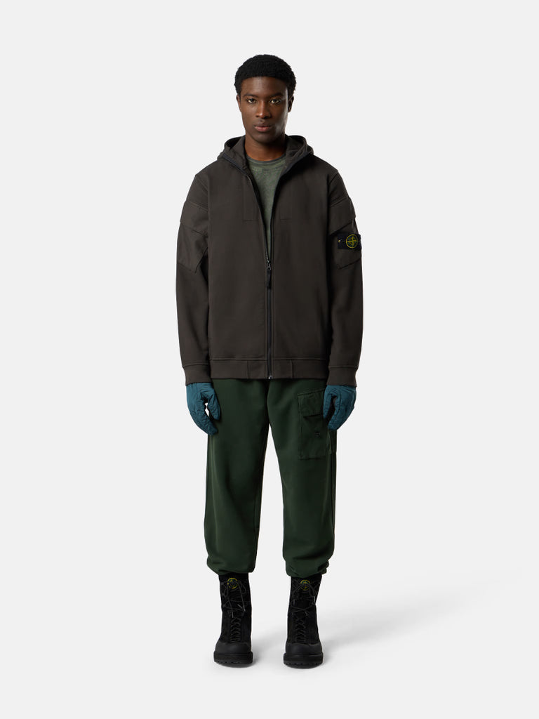 REGULAR-FIT ZIP-UP HOODED SWEATSHIRT