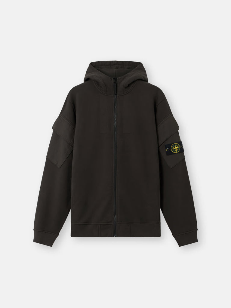 REGULAR-FIT ZIP-UP HOODED SWEATSHIRT