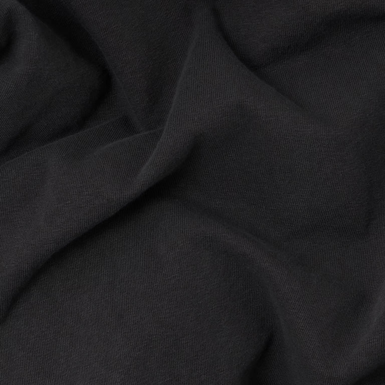 MALFILÉ FLEECE 'OLD' EFFECT ZIP-UP HOODIE SWEATSHIRT - CHARCOAL