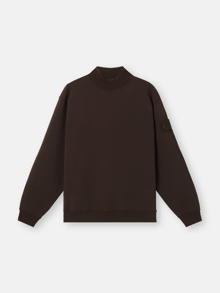 REGULAR FIT SWEATSHIRT COTTON WOOL FLEECE