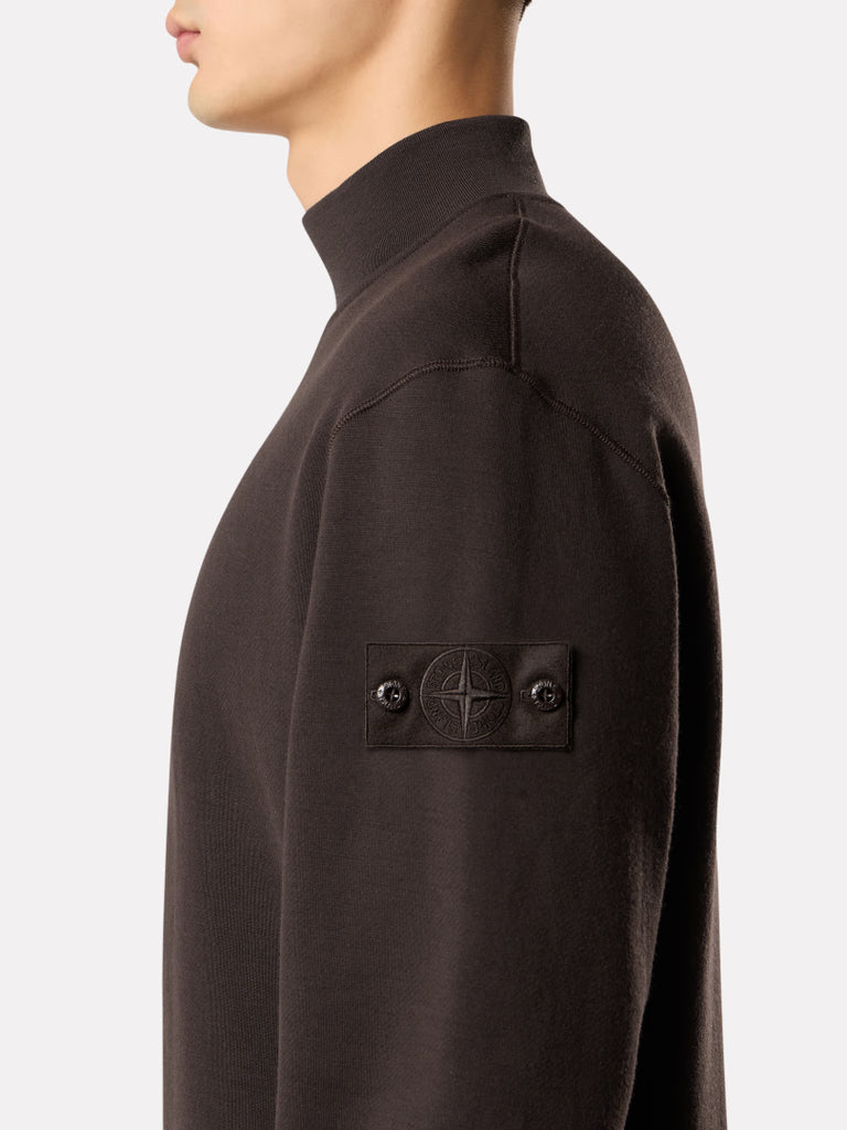 REGULAR FIT SWEATSHIRT COTTON WOOL FLEECE