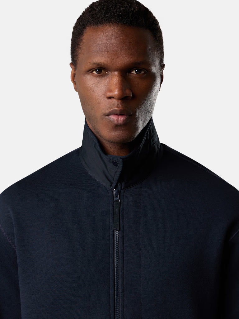 COMFORT FIT COTTON WOOL TRACK JACKET