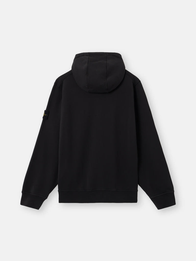 BLACK ORGANIC COTTON FLEECE