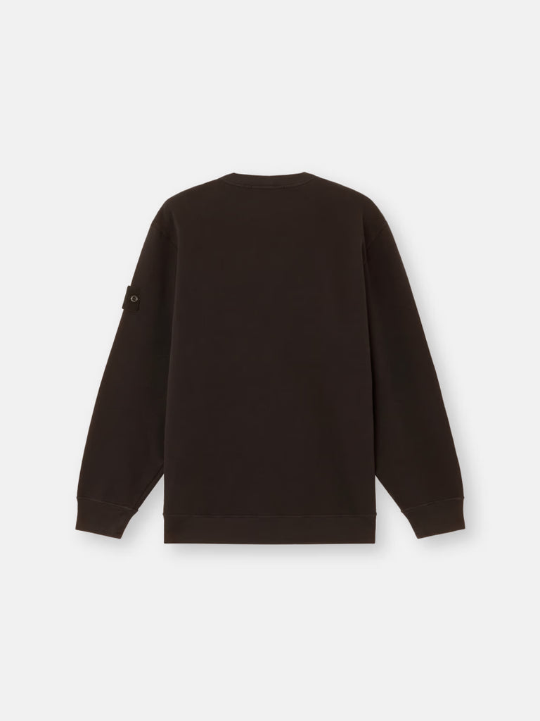 DARK BROWN COMFORT FIT CREWNECK