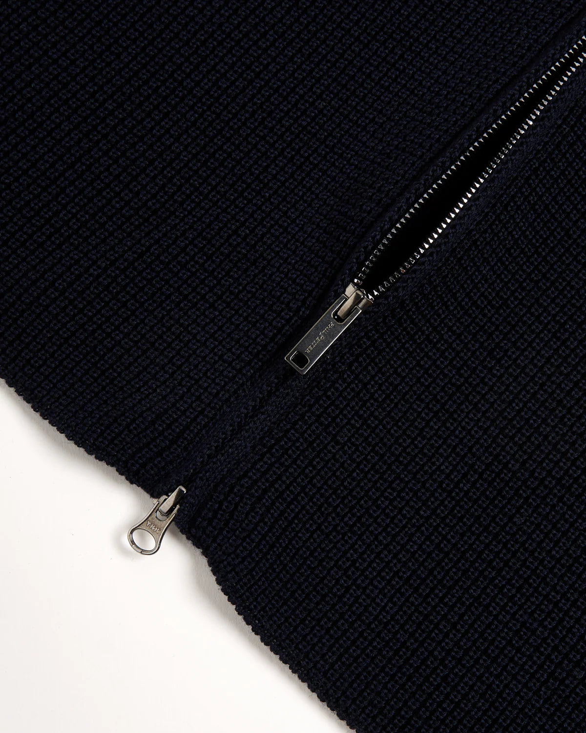 STITCH ZIPPER JACKET - NAVY
