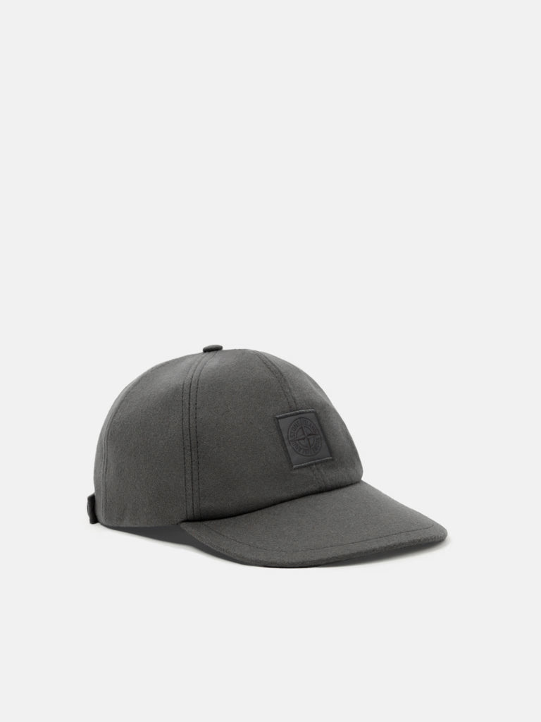 WOOL NYLON BASEBALL CAP - MID GREY