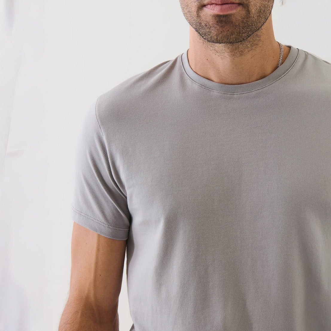 CREW T-SHIRT - SMOG GRAY