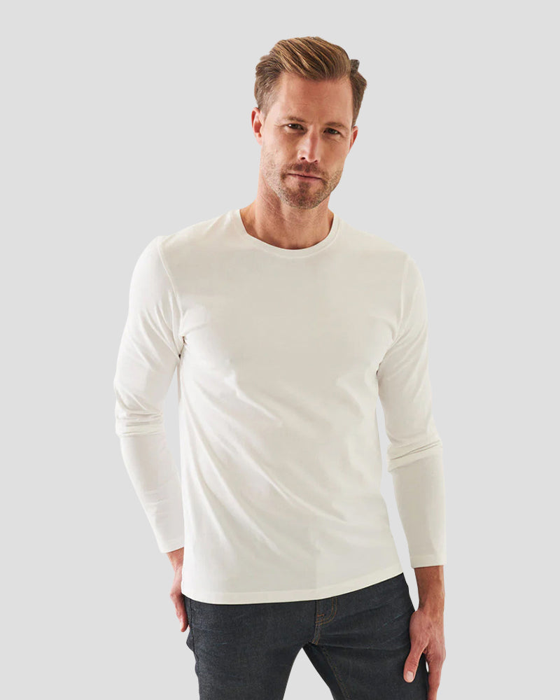 LONG SLEEVE T-SHIRT - WHITE