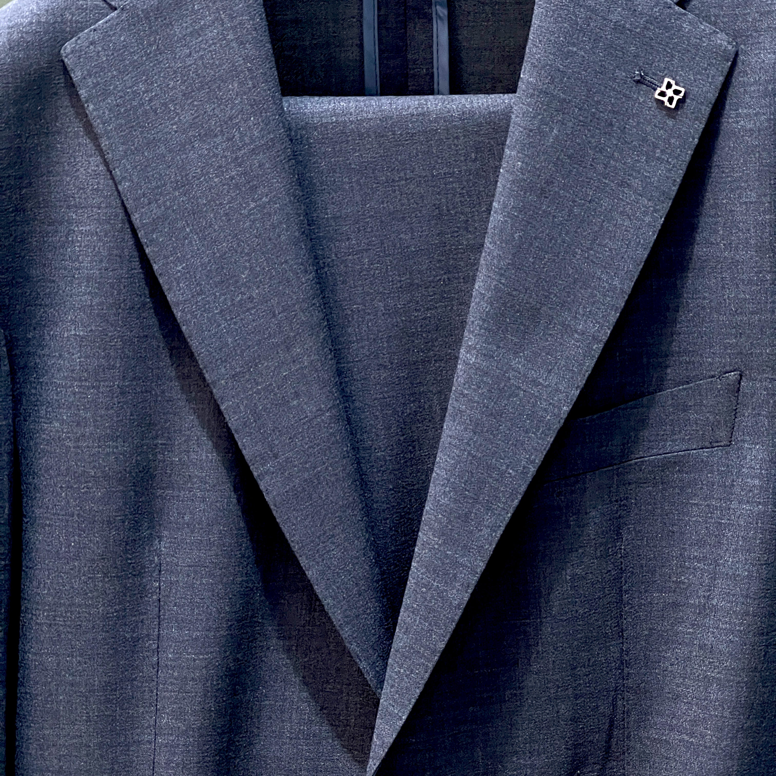 VIRGIN WOOL SUIT - BLUE RINSE