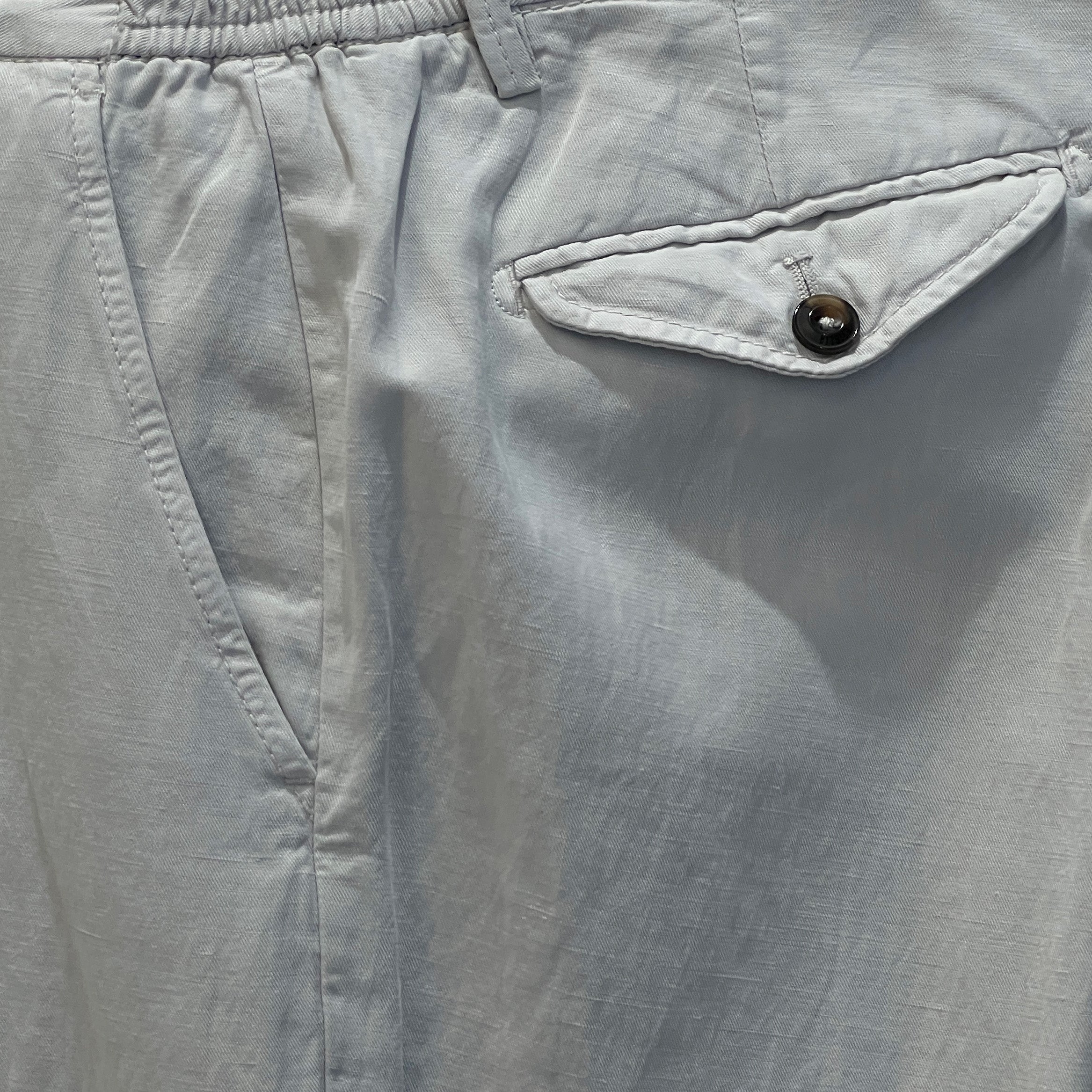 DRAWSTRING TROUSERS - GREY-BEIGE