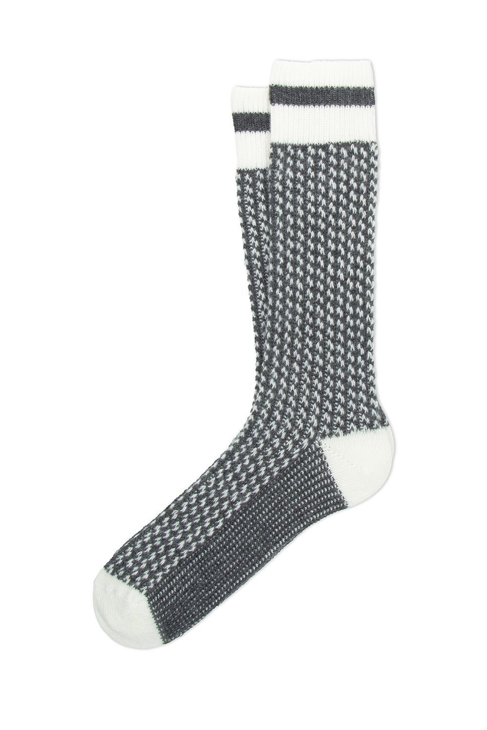 CASHMERE SHORT SOCKS - ANTHRACITE