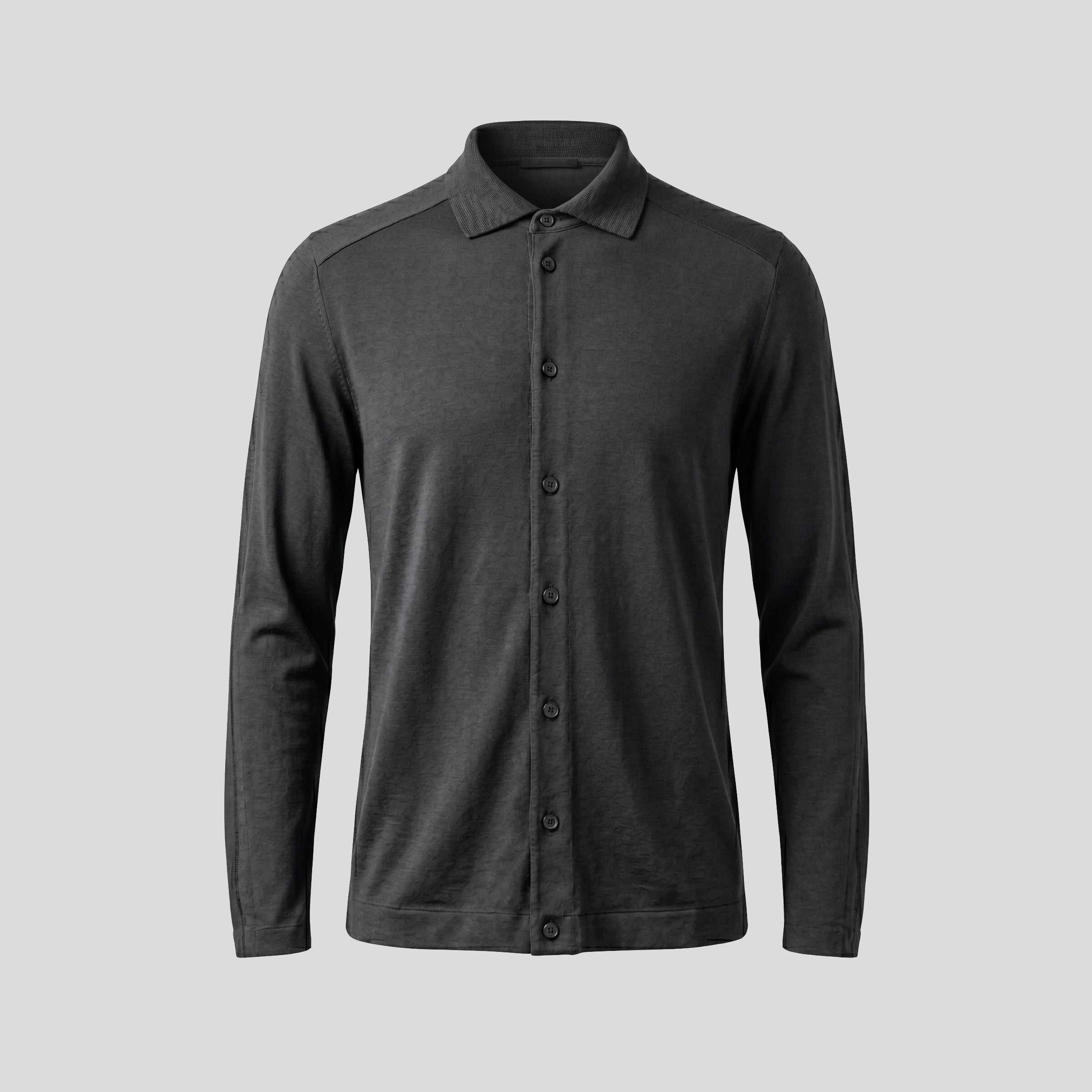 BUTTON DOWN SHIRT - BLACK