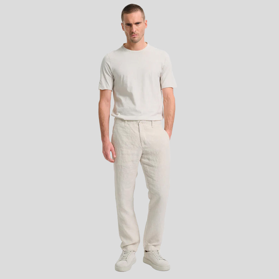 LINEN TROUSERS - STONE
