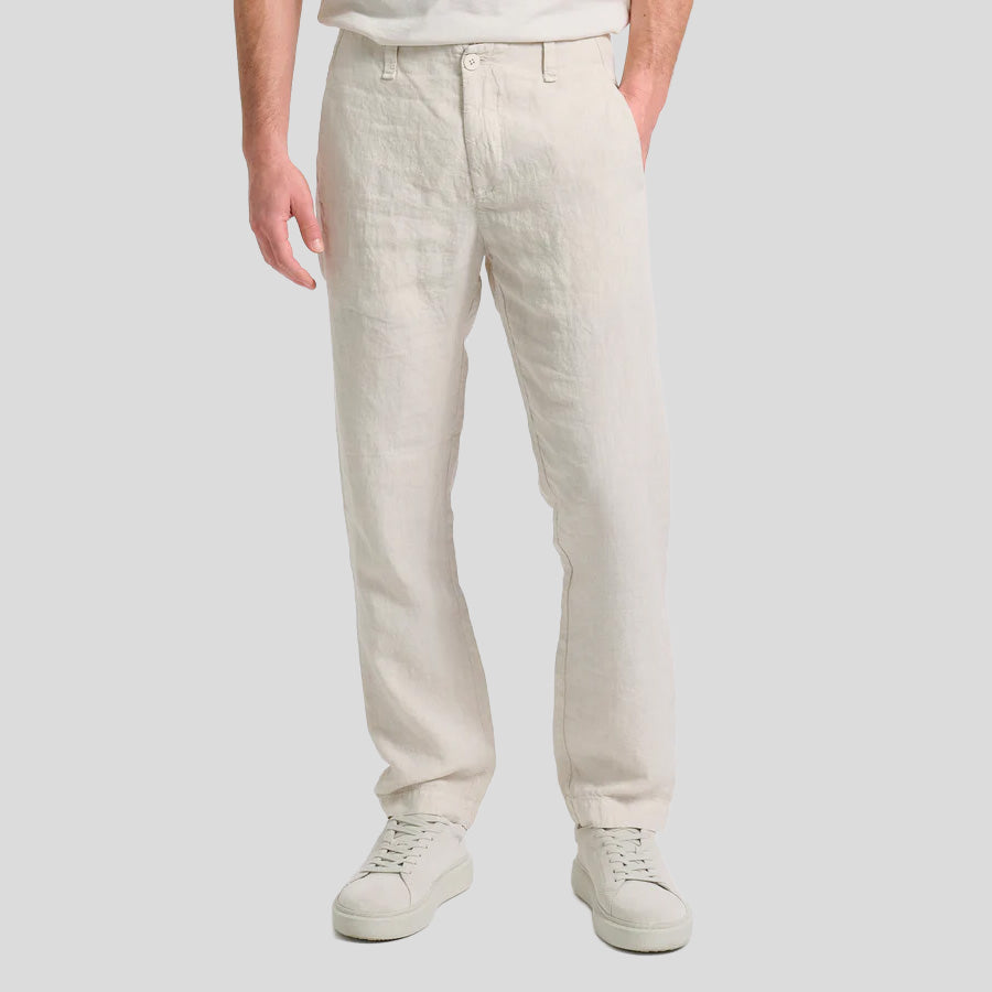LINEN TROUSERS - STONE