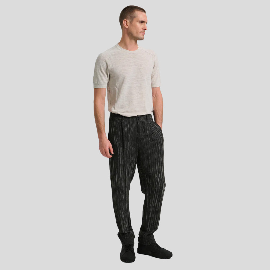 VISCOSE TROUSERS - BLACK