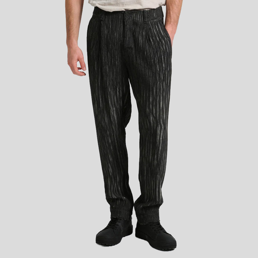 VISCOSE TROUSERS - BLACK