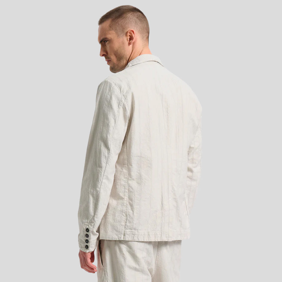 PINSTRIPE JACKET - STONE