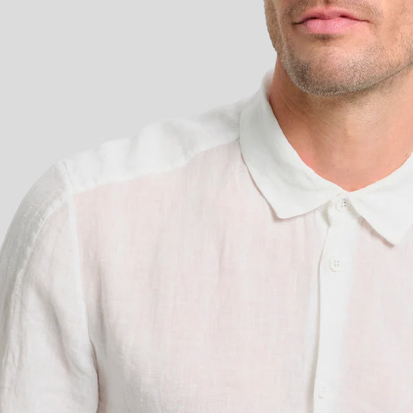 LINEN SHIRT - OPTICAL WHITE