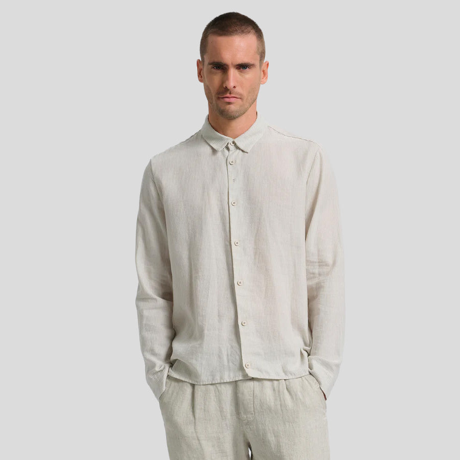 LINEN SHIRT - STONE