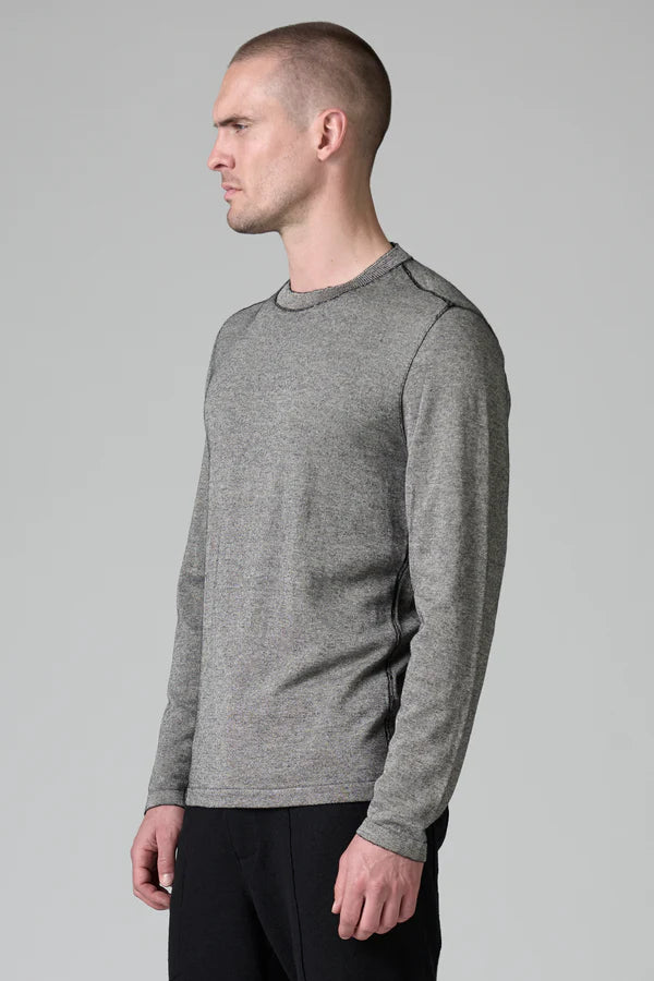 CHALK VANISE ROUND NECK KNIT